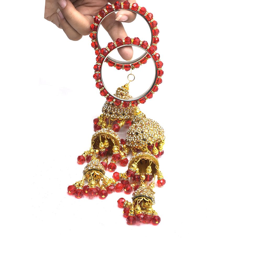 Bridal Latkan Jhumka Bangles For Women Fashion Jewellery blfrrde2c-1