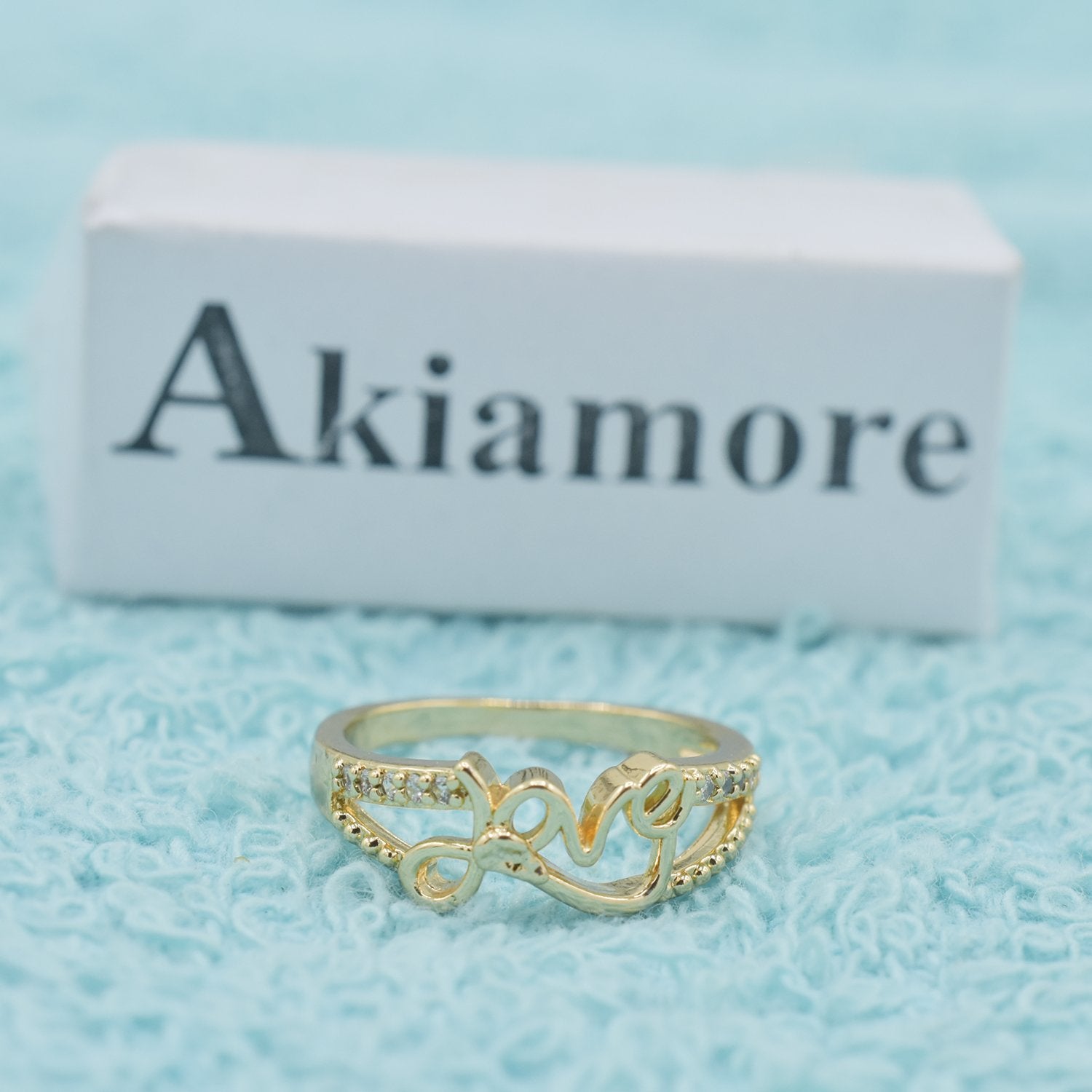 High Quality Office Lady Accessories Rings Golden Color Halo Micro Paved Casual Style Female Jewellery fgfrgdf1i-2