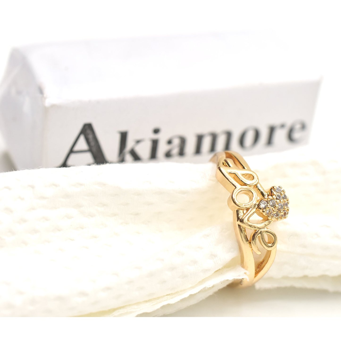 High Quality Office Lady Accessories Rings Golden Color Halo Micro Paved Casual Style Female Jewellery fgfrgdf1i-2