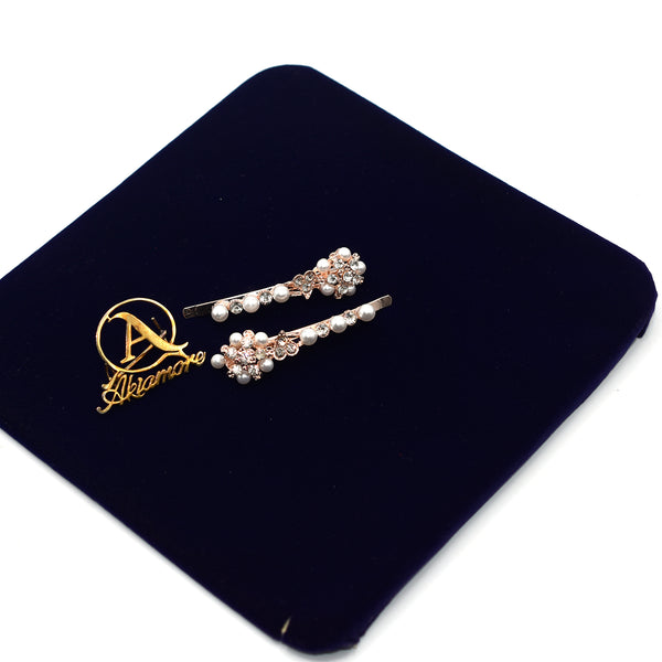 Rose Gold Pearl Hair Pin