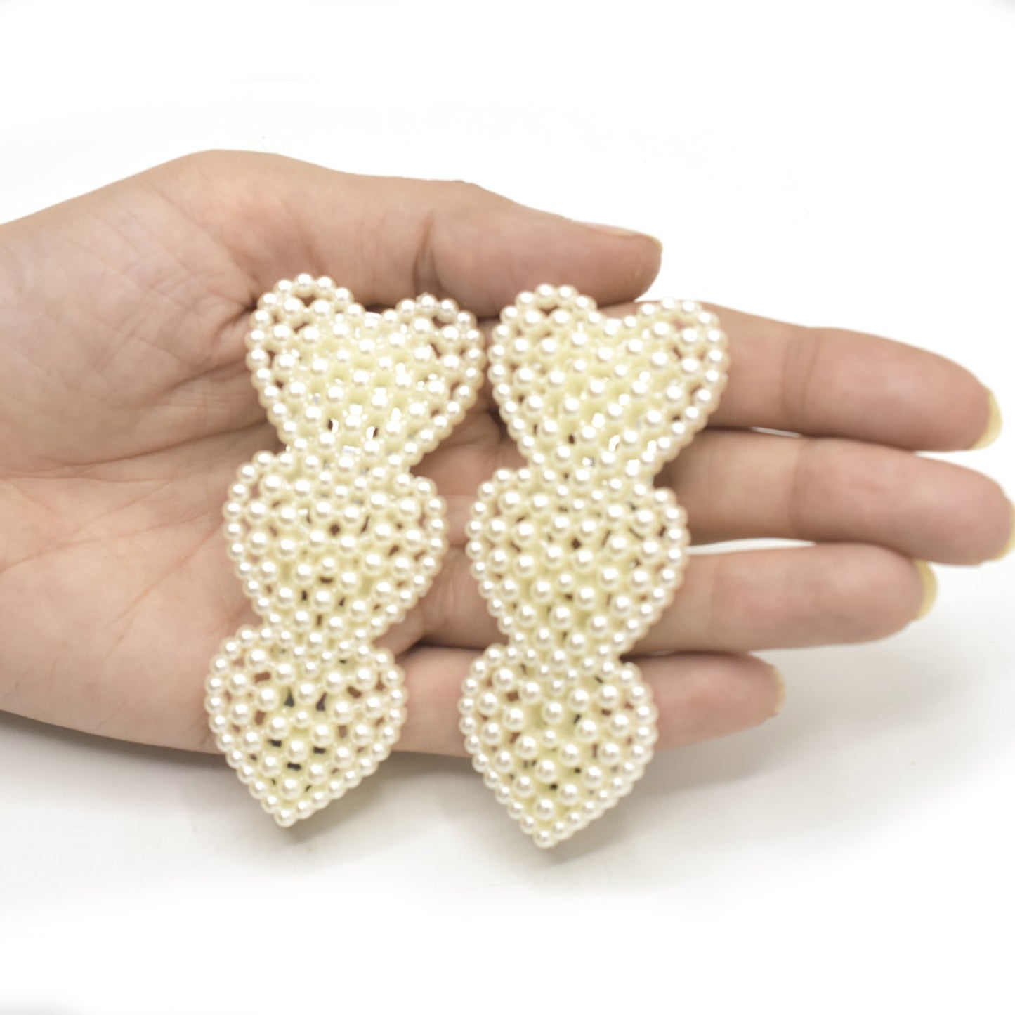 Handmade Pearls Hair Clips Pin for Women Fashion Hairpins Hair Accessorie