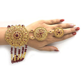 bride's wedding women boutique move personality fashion jewelry high quality drill bowknot finger bracelet btfrmna4c-3
