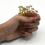 Pair Flower hair styling pins hnfrgrd3b-1