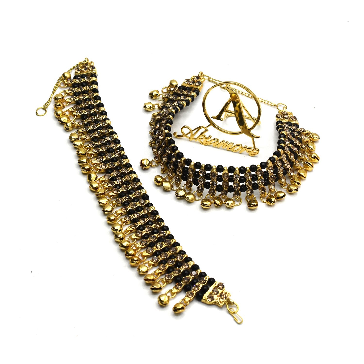 100Sterling golden  Round Beads Anklets For Woman's Fashion 2020 Jewelry Ankle Foot Chain plfrbda2g-3