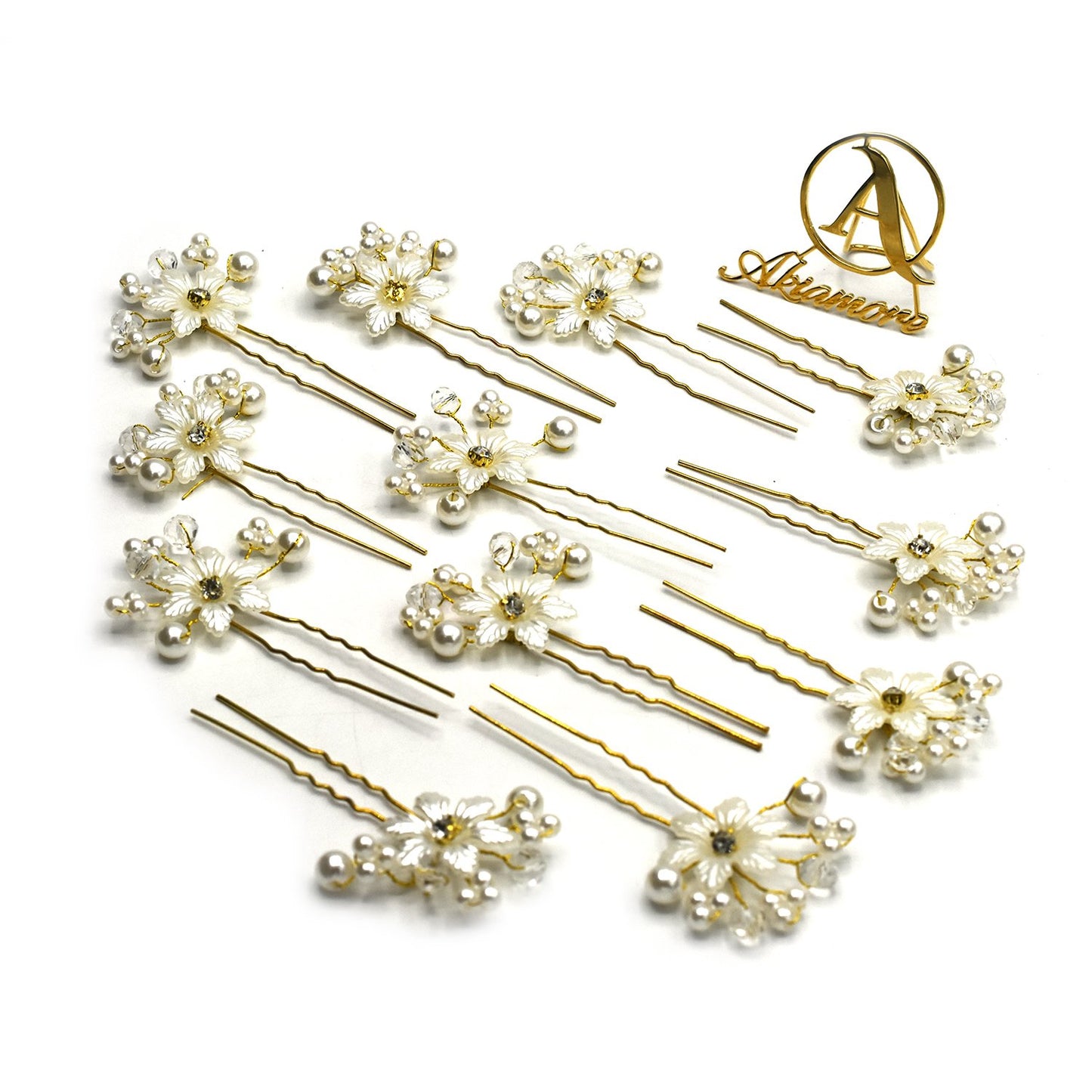 6 PCS Fashion Austrian Crystal Wedding Hair Pins and Clips Rhinestone Bridal Hair Accessories Jewelry Headpieces for Women hnfrpdc5l-1