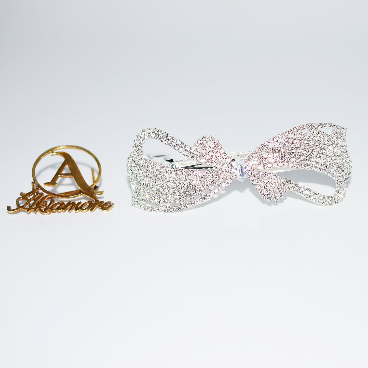 Partywear Collection Designer Back Hair Clips Wedding Hair Accessories|Back Pins for Girls & Women Hair Clip  (Silver, Gold)