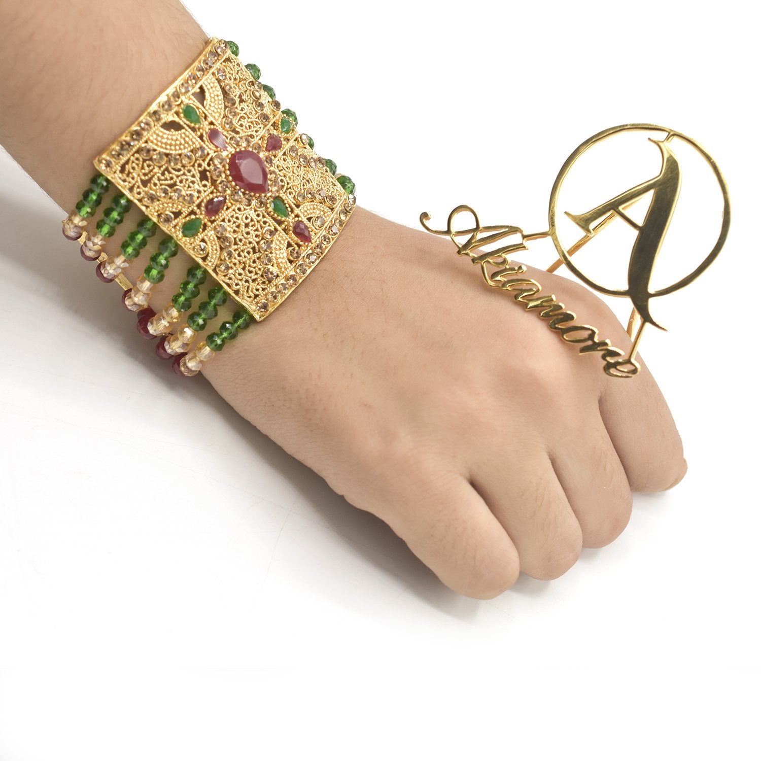 Child charm Bracelets for Girls Kids Women Hand Link Chain Grace Beautiful Gift Gold Jewelry Simple Adjustable btsmsna4c-1