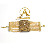 Child charm Bracelets for Girls Kids Women Hand Link Chain Grace Beautiful Gift Gold Jewelry Simple Adjustable btsmsna4c-1