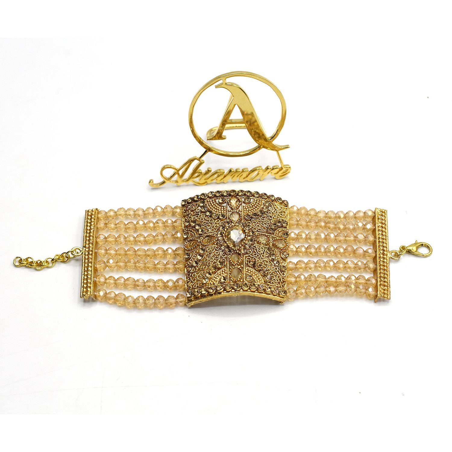 Child charm Bracelets for Girls Kids Women Hand Link Chain Grace Beautiful Gift Gold Jewelry Simple Adjustable btsmsna4c-1