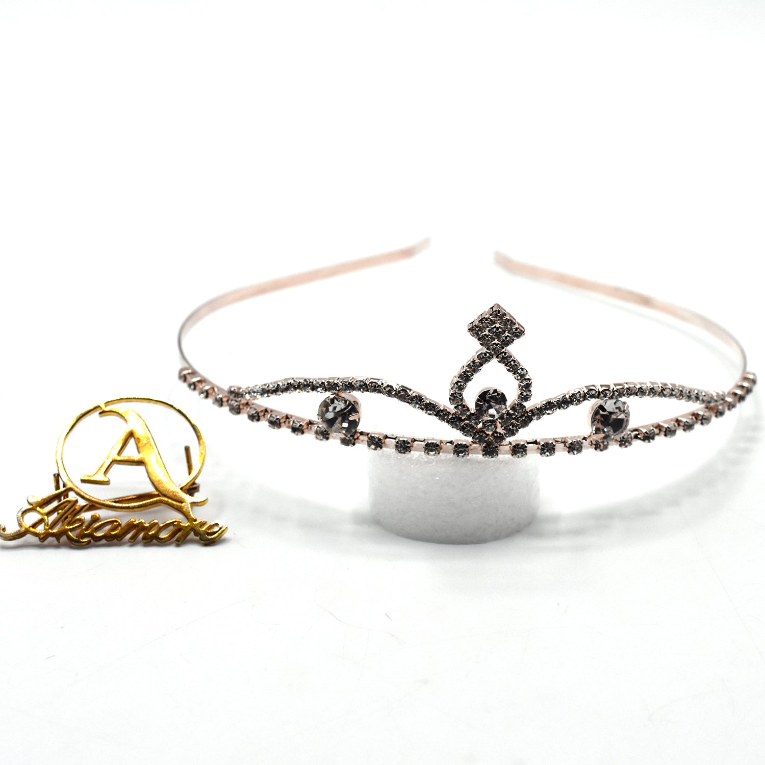 tiara Crown Crystal Tiara For Women Gold Bridal Crown Wedding Birthday Prom Queen Pageant Hair Accessories