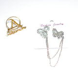 2021 Stylish open crystal Brooch Pins Metal Chain Corsage British Suit Badge bcfrgdd5y-3