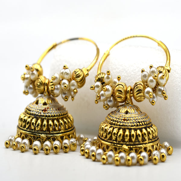 Ethnic Bali Jhumka Jhumki  Crystals Mexico Gypsy Dangle Earrings Jewelry egfrpdb2c-4
