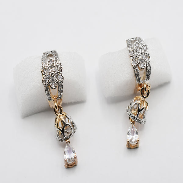 zircon golden bali with white pearl egfrgdb2h-j