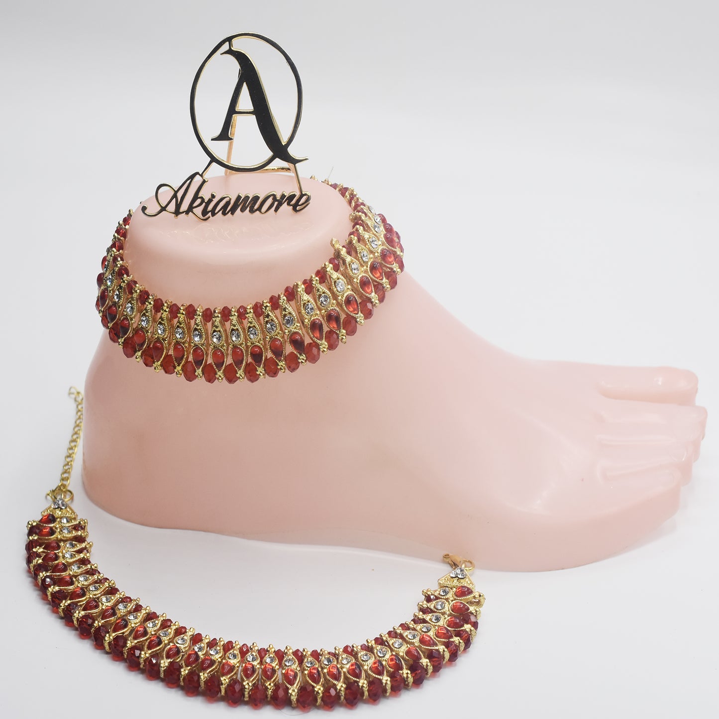 New Style Red Payal For Girls plfrrda2h-8