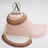 New Style Red Payal For Girls plfrrda2h-8