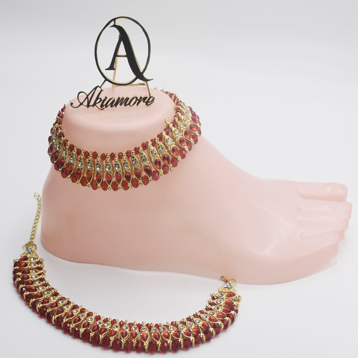New Style Red Payal For Girls plfrrda2h-8