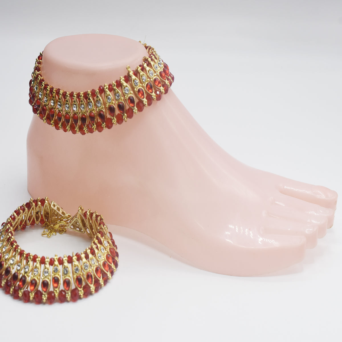 Red Payal New Style Red Payal For Girls plfrrda2h-8 – Loto.pk
