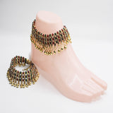 100Sterling golden  Round Beads Anklets For Woman's Fashion 2020 Jewelry Ankle Foot Chain plfrbda2g-3