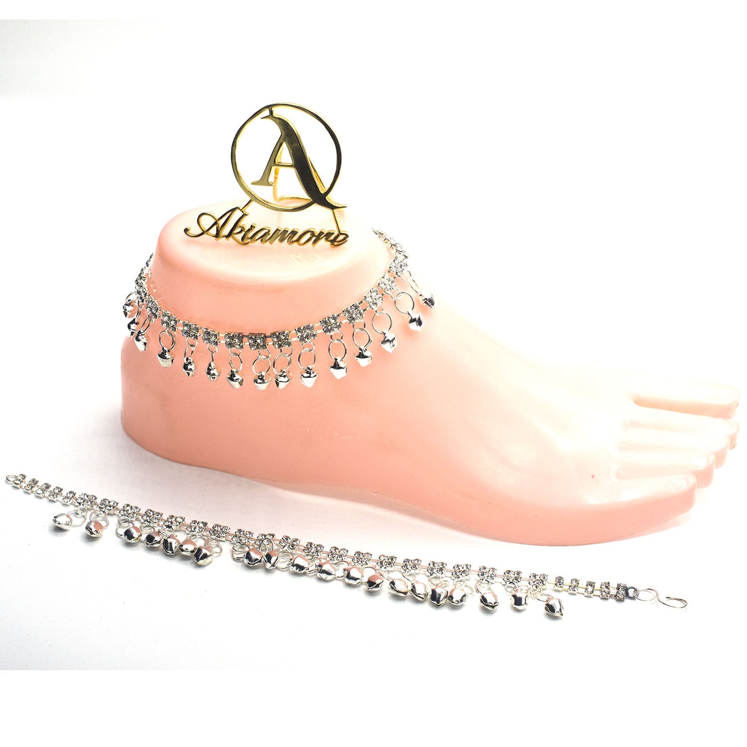 fashion Silver Nagina anklets  For Womens plfrgda3f-c