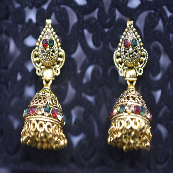 JHUMKI INDIAN ANTIQUE SMALL egfrgdb1h-3