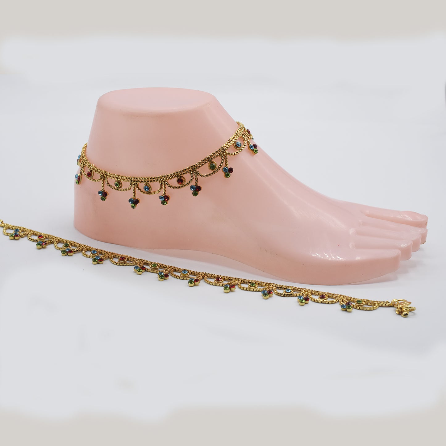 PAIR-BEAUTIFUL JEWELRY PAYAL ANKLET plfrmia3g-8