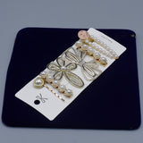 Gold Rhinestone Hair Clips 6/pcs set Hair Accessories   cpfrpwc3j-o