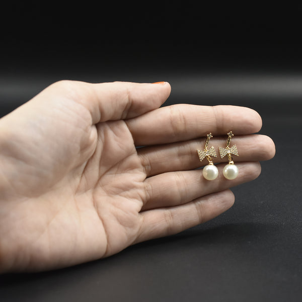 Korean Pear Dro Earrings For Women Girls Simulation Pearl Stud Earrings Vintage Ear Statement Jewelry Accessories egfrpdb5g-d