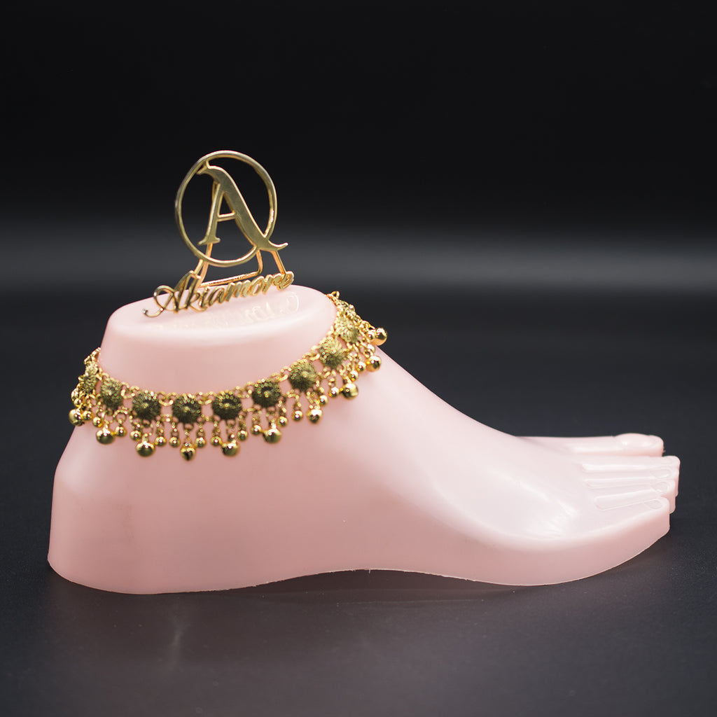 fashion Antique gold Payal for women plfrada3c-4