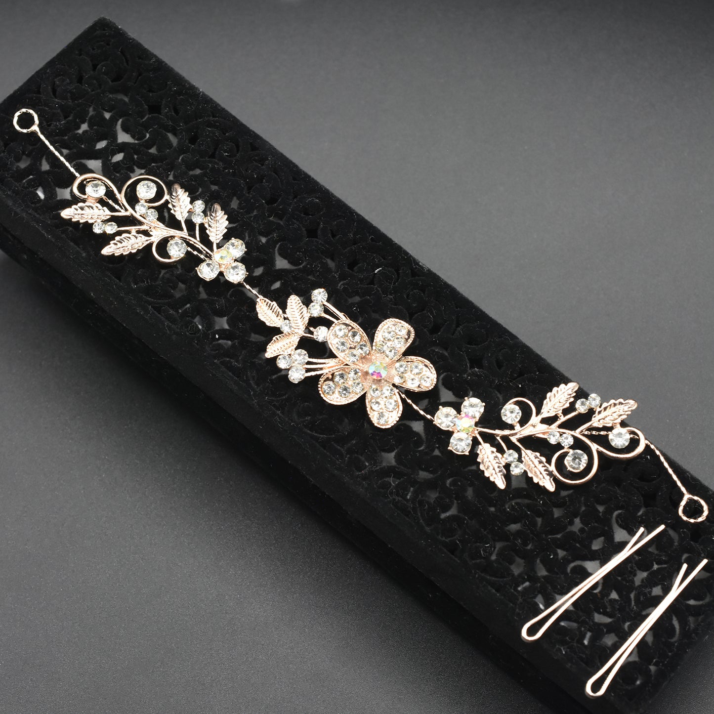 Stylish Flashing Ornaments Rhinestone Pearl Bridal Hair Clip Accessories Jewelry Wedding Elegant Crystal Bride Hair Comb Headwear hpfrcrd1d-6