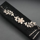 Stylish Flashing Ornaments Rhinestone Pearl Bridal Hair Clip Accessories Jewelry Wedding Elegant Crystal Bride Hair Comb Headwear hpfrcrd1d-6