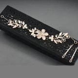 Stylish Flashing Ornaments Rhinestone Pearl Bridal Hair Clip Accessories Jewelry Wedding Elegant Crystal Bride Hair Comb Headwear hpfrcrd1d-6
