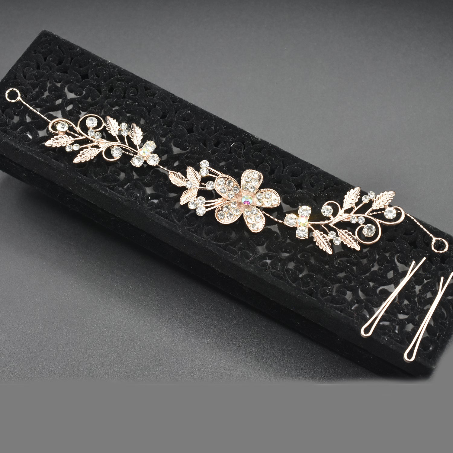 Stylish Flashing Ornaments Rhinestone Pearl Bridal Hair Clip Accessories Jewelry Wedding Elegant Crystal Bride Hair Comb Headwear hpfrcrd1d-6