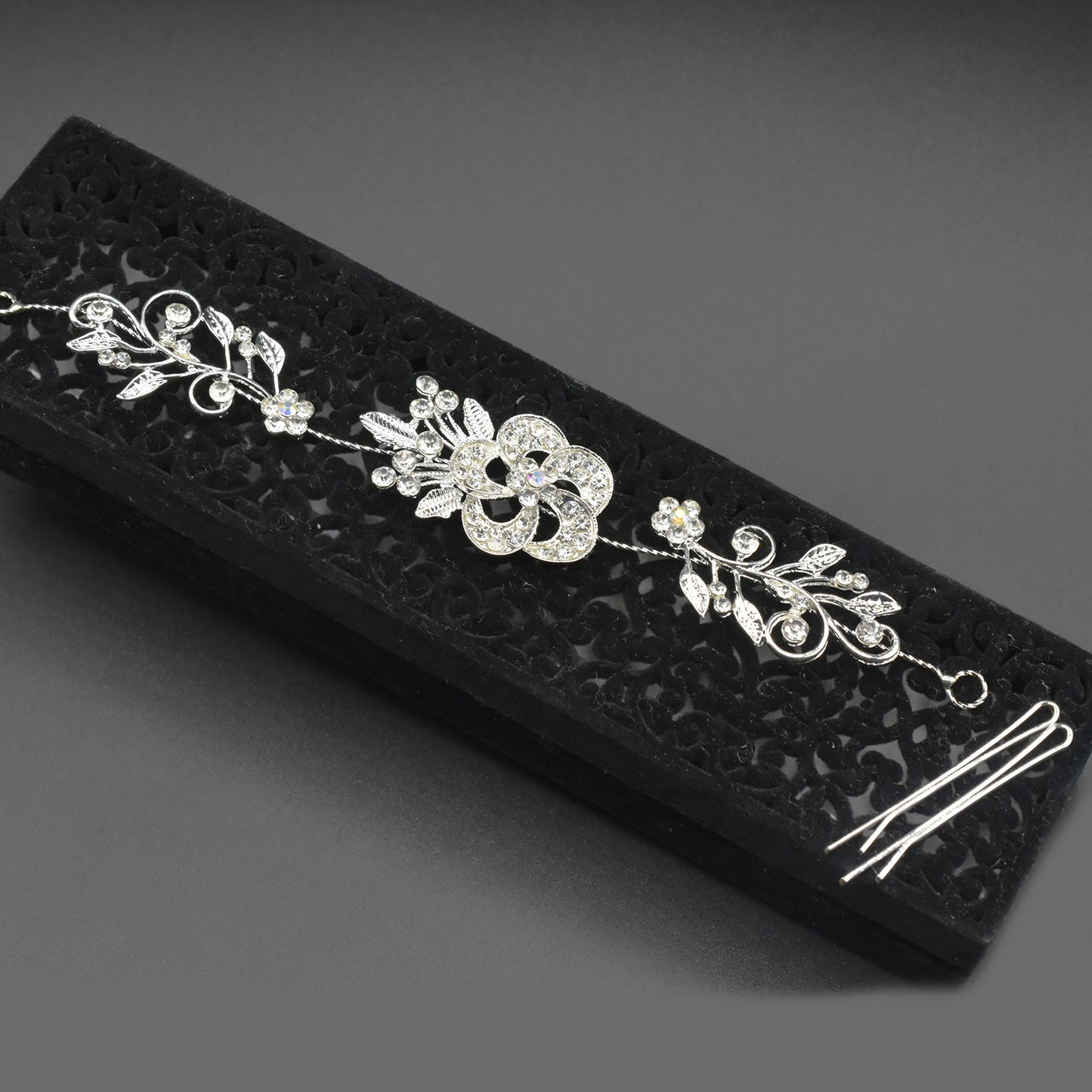 Stylish Flashing Ornaments Rhinestone Pearl Bridal Hair Clip Accessories Jewelry Wedding Elegant Crystal Bride Hair Comb Headwear hpfrcrd1d-6