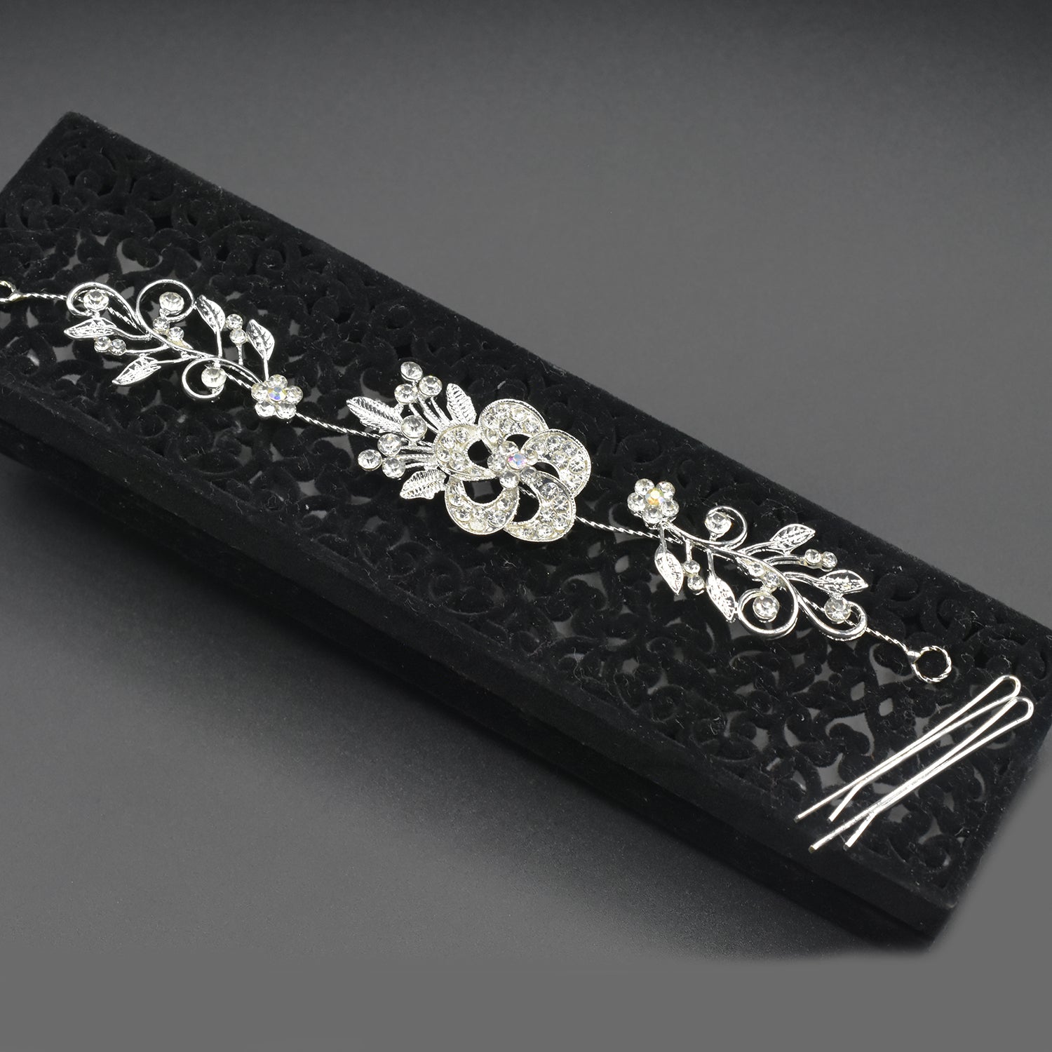 Stylish Flashing Ornaments Rhinestone Pearl Bridal Hair Clip Accessories Jewelry Wedding Elegant Crystal Bride Hair Comb Headwear hpfrcrd1d-6