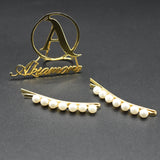 1 Pair Pearl Hair Clip For Women Hairpins Hair Barrett Hair Ornament Girls Hair Clips Silver Gold Hair Styling Accessories cpfrpdc4h-1