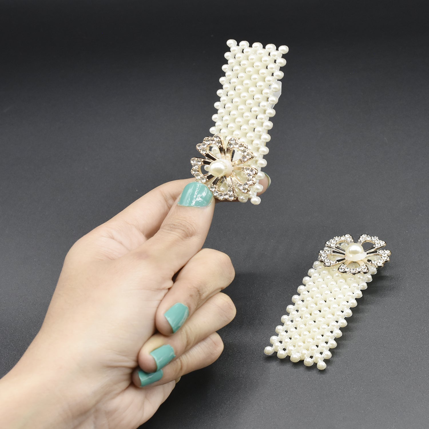 1 pair New Fashion Pearl Hair Clip for Women Elegant Korean Design Snap Hair Styling Accessories cpfrpwc4c-1