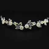 Fashion Silver Color Wired Crystal Rhinestones Wedding Hair Comb Chain Hair accessories Hairband Bridal Headband Women Hairpins hnfrprd1b-1