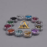 Pack of 12 glitter dust