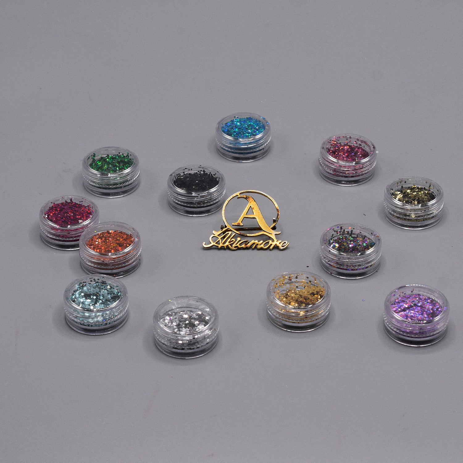 Pack of 12 glitter dust