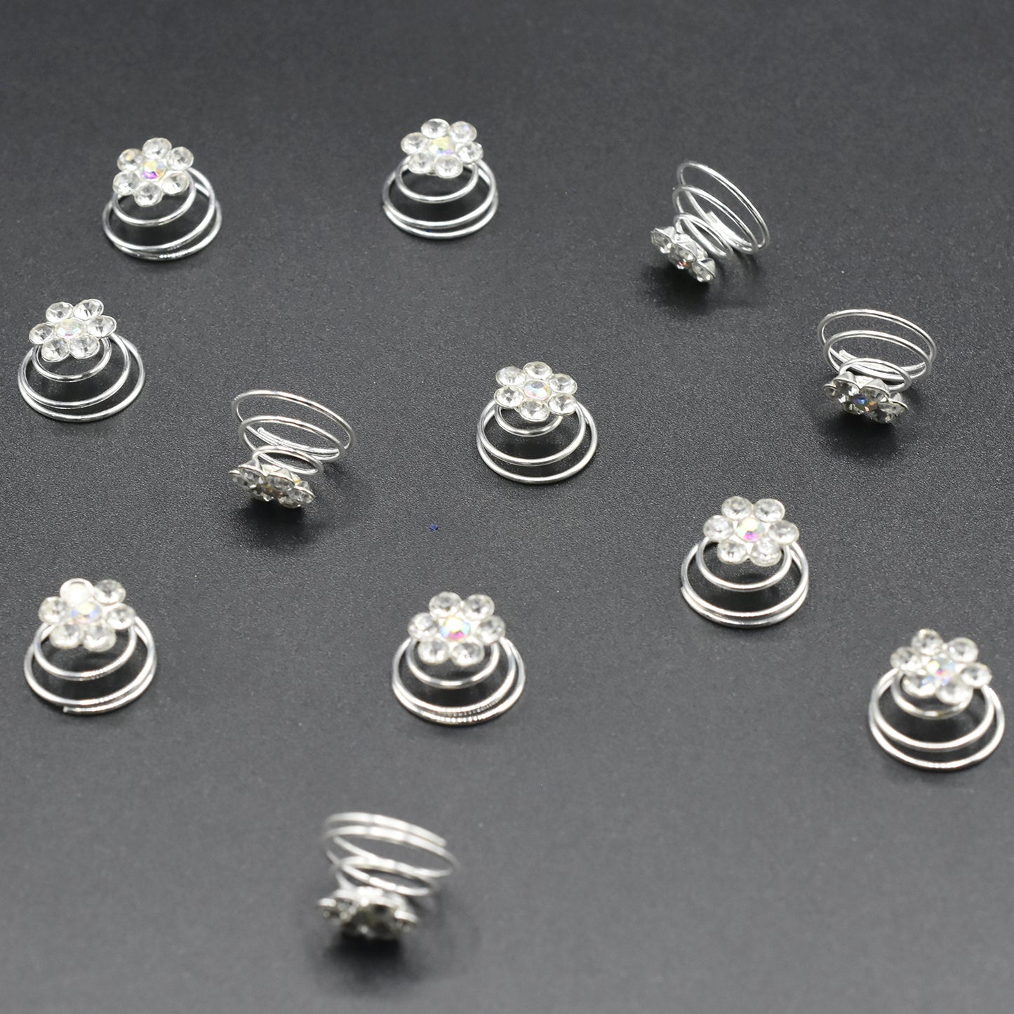12pcs  Silver Metal Tube Ring Dreadlock Beads for Braids Hair Beads for Dreadlocks Adjustable Hair Braid For Women hbfrsrd2f-1