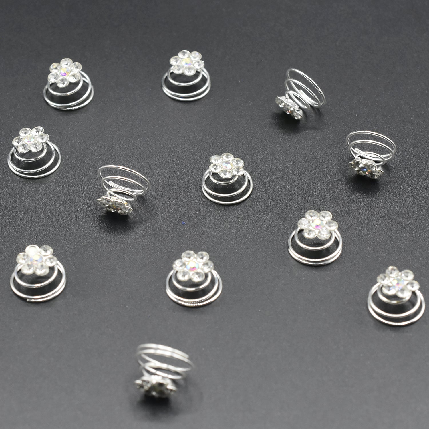 12pcs  Silver Metal Tube Ring Dreadlock Beads for Braids Hair Beads for Dreadlocks Adjustable Hair Braid For Women hbfrsrd2f-1