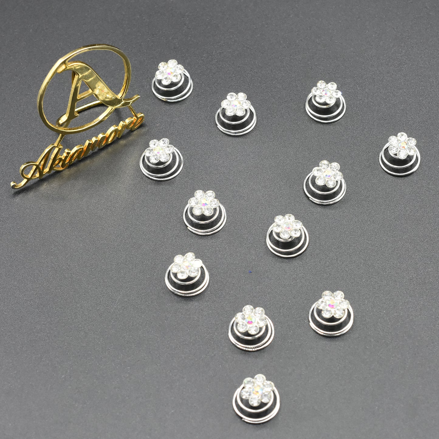 12pcs  Silver Metal Tube Ring Dreadlock Beads for Braids Hair Beads for Dreadlocks Adjustable Hair Braid For Women hbfrsrd2f-1