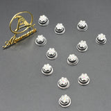 12pcs  Silver Metal Tube Ring Dreadlock Beads for Braids Hair Beads for Dreadlocks Adjustable Hair Braid For Women hbfrsrd2f-1