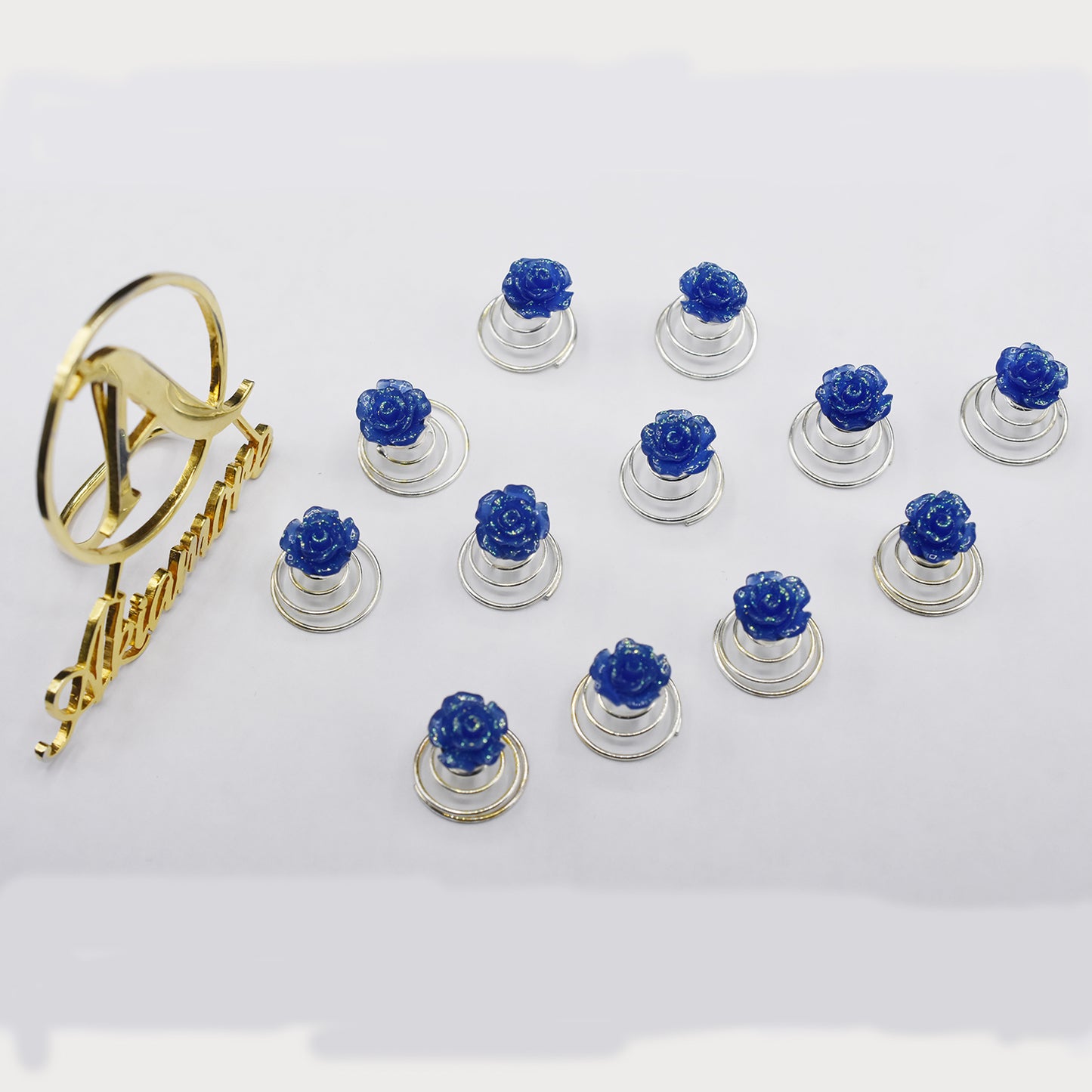 12pcs  Silver Metal Tube Ring Dreadlock Beads for Braids Hair Beads for Dreadlocks Adjustable Hair Braid For Women hbfrsrd2f-1