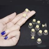 12pcs  Silver Metal Tube Ring Dreadlock Beads for Braids Hair Beads for Dreadlocks Adjustable Hair Braid For Women hbfrsrd2f-1