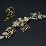 Hair Accessories Charms Clip Crystal Pearl Flower Hairpin Tiara Bridal Crown Hair Pin Bride Jewelry for Women Wedding Jewellery hnfrpdd1k-1