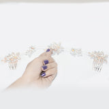 2021 Fashion Pearls Gold Wedding Hair Accessories Flowers Bridal Hair Jewelry Hair Pins Pearl Clips for Women Headpieces cpfrcrd5w-1