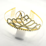 Golden  Color Silver Crystal Crowns Bride tiara Fashion Queen For Wedding Crown Headpiece Wedding Hair Jewelry Accessories cnfrgdc6d-1