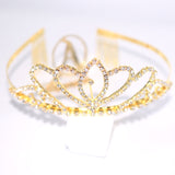 Golden  Color Silver Crystal Crowns Bride tiara Fashion Queen For Wedding Crown Headpiece Wedding Hair Jewelry Accessories cnfrgdc6d-1