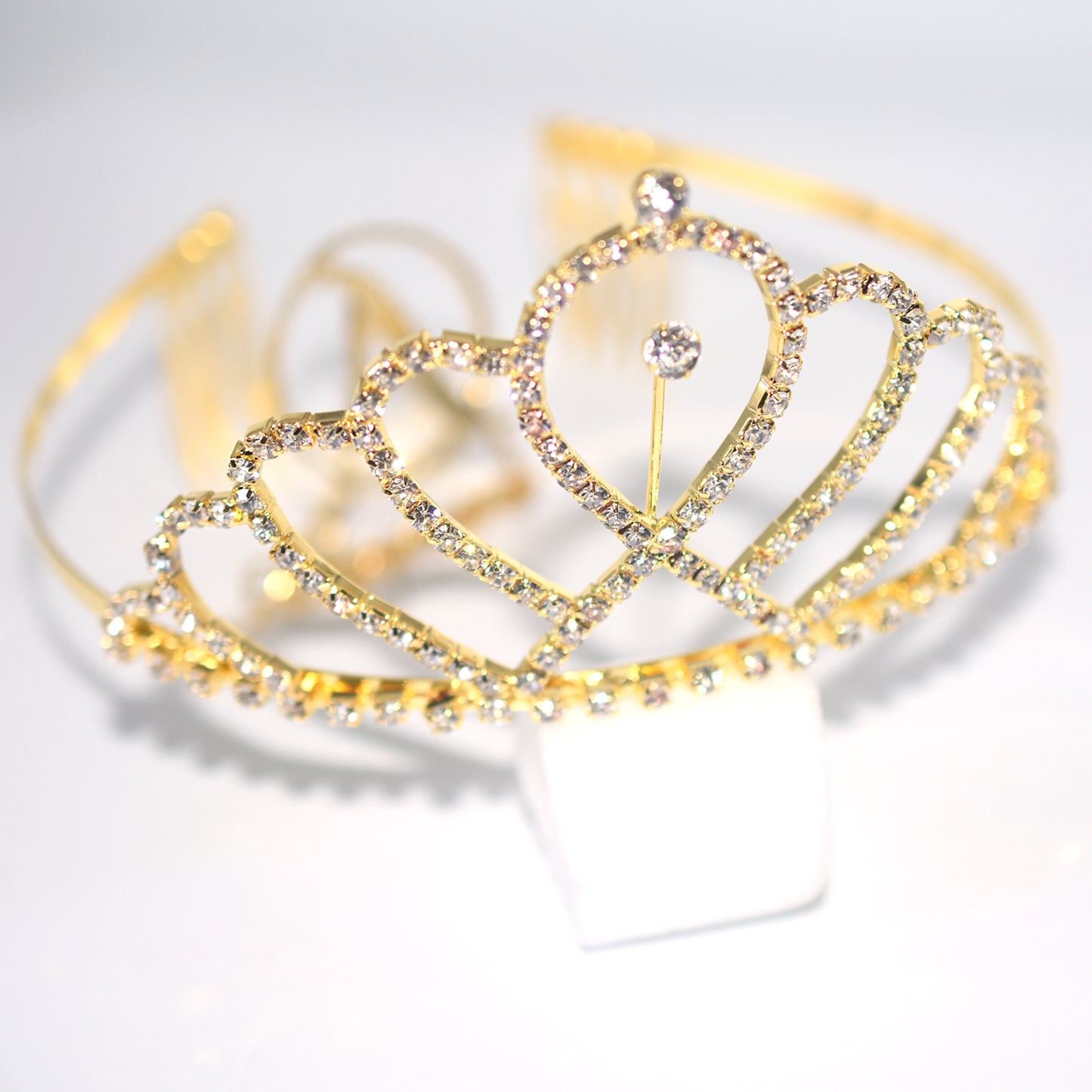 Golden  Color Silver Crystal Crowns Bride tiara Fashion Queen For Wedding Crown Headpiece Wedding Hair Jewelry Accessories cnfrgdc6d-1